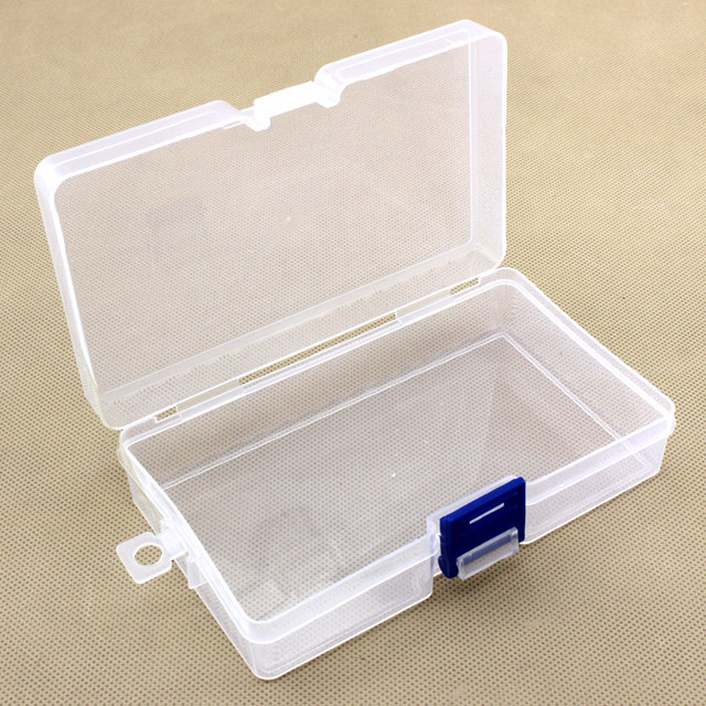 small plastic organizer box cosmetic storage box rectangular transparent PP  box with lid - AliExpress